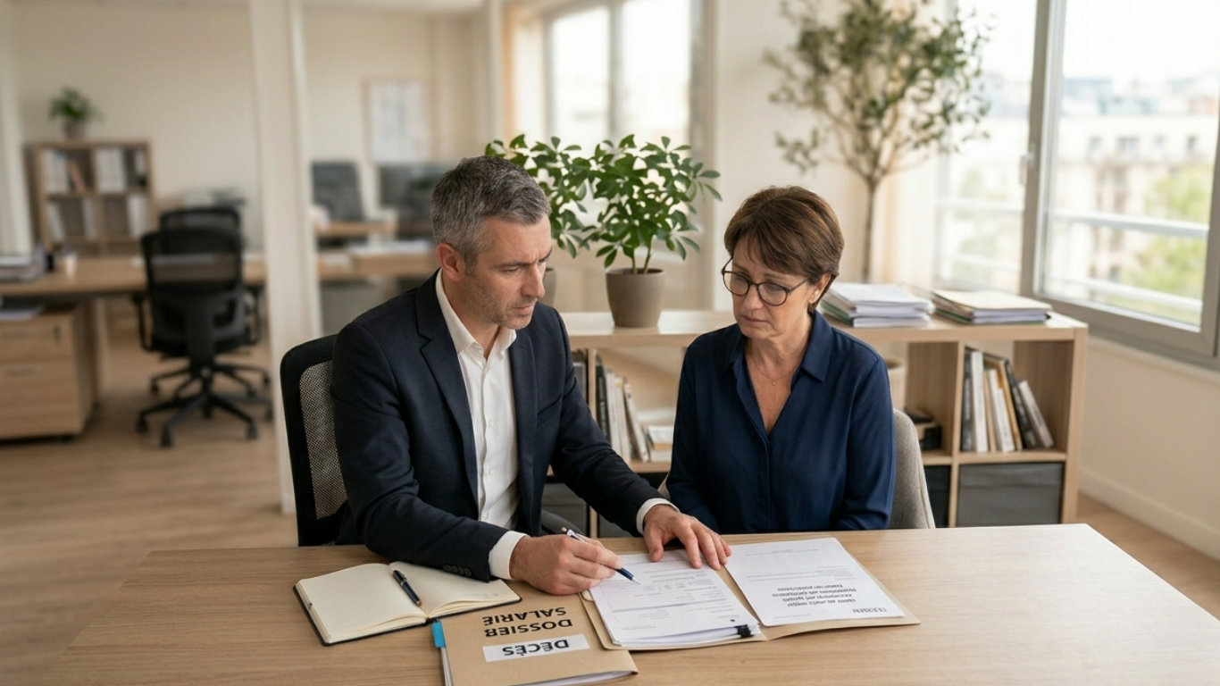 Après le décès d&rsquo;un salarié : quelles obligations pour l’employeur ?